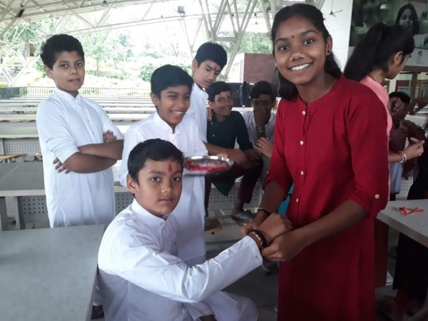 Rakhi Celebration in the Boarding