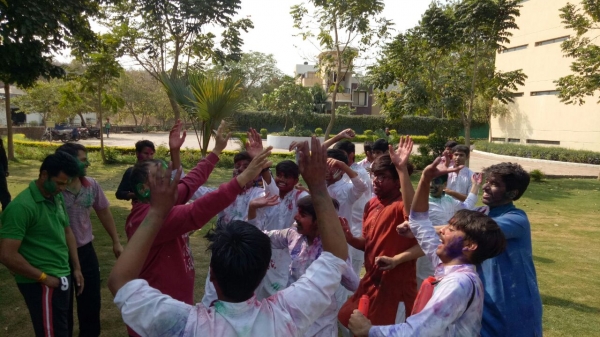 Holi Celebrated at Boarding