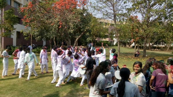 Holi Celebrated at Boarding