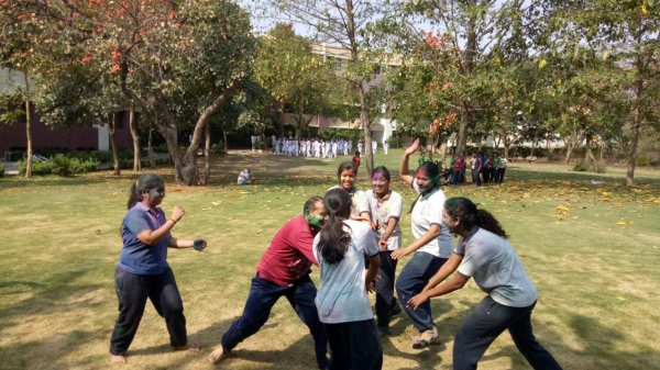 Holi Celebrated at Boarding