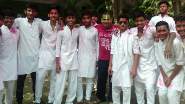 Holi Celebrated at Boarding