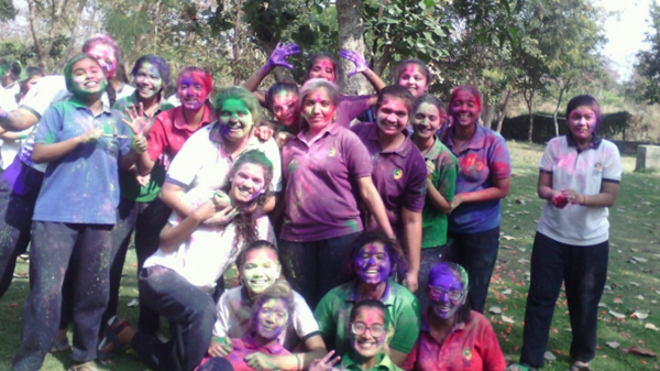 Holi Celebrated at Boarding